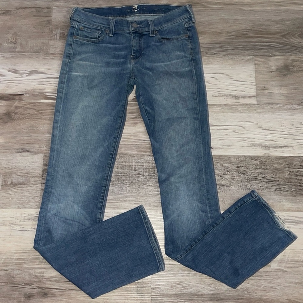 Seven for all mankind jeans size 26 flare low rise
